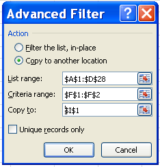 Description: Apply Filter